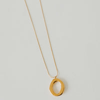 Camille Open Circle Statement Necklace - WATERPROOF