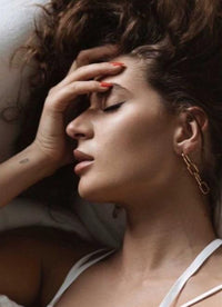 Pendientes de eslabones con clip de Carrie