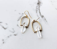 Crystal Horseshoe Earrings