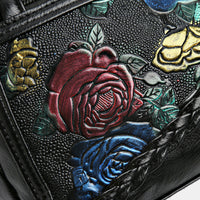 Rose Pattern Shoulder Bag
