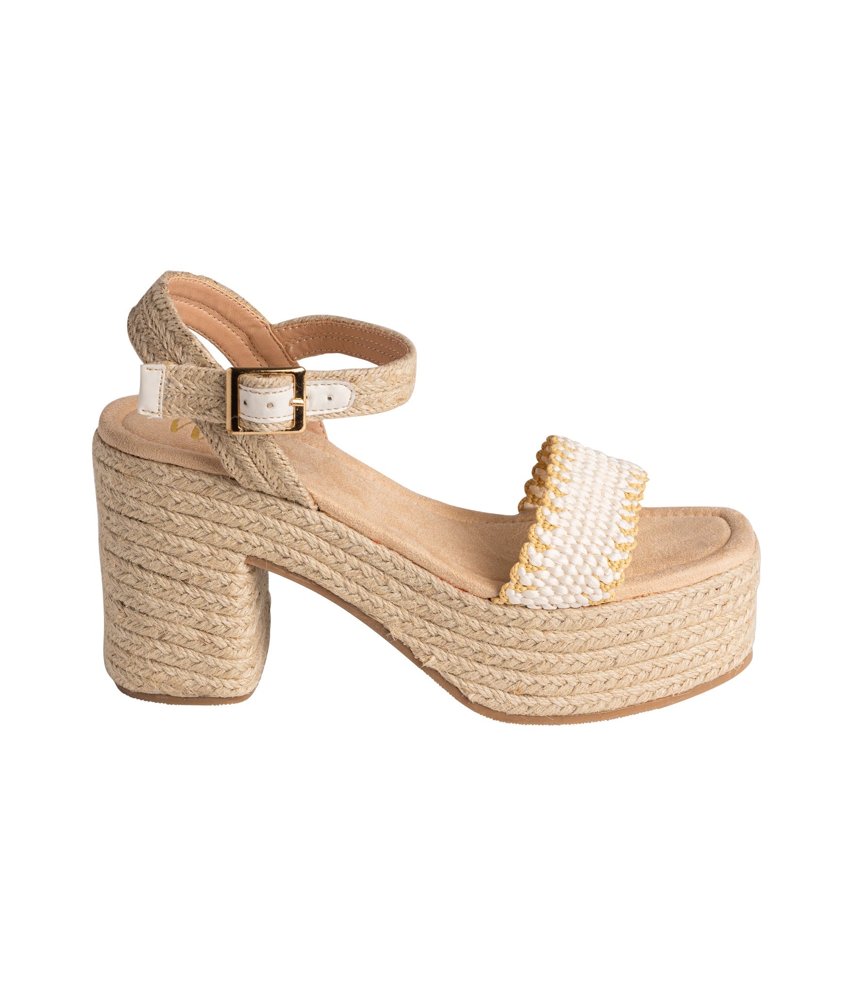 Elise Wedge in Off White