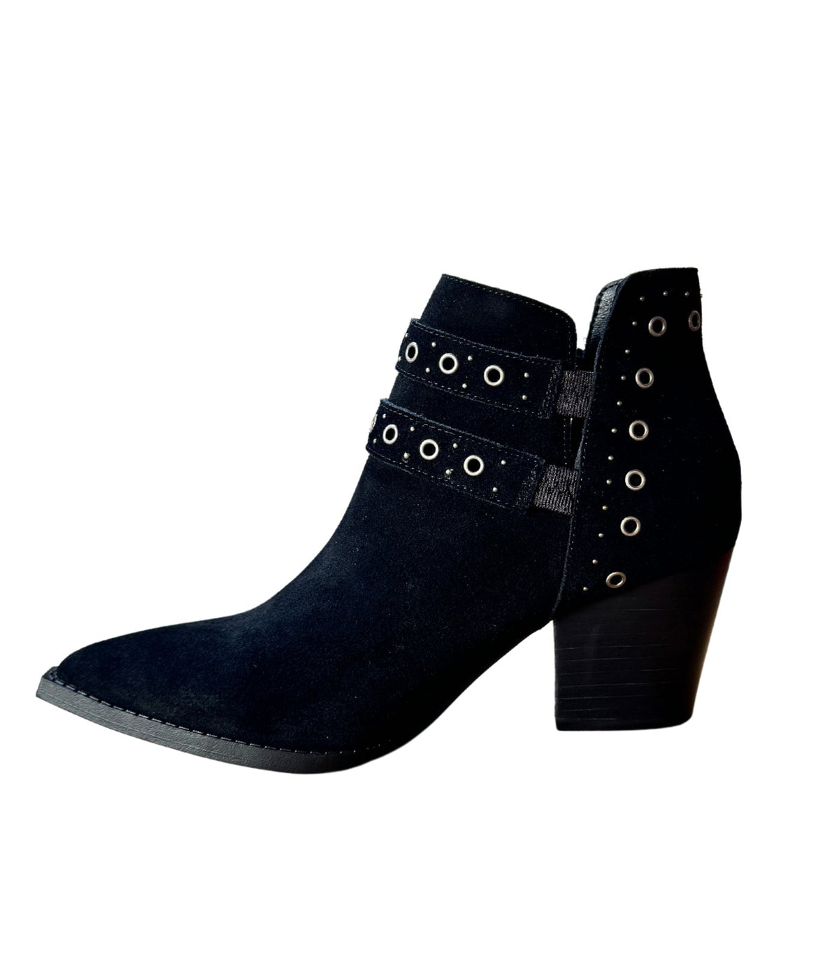 Elsa Leather Ankle Boot in Black