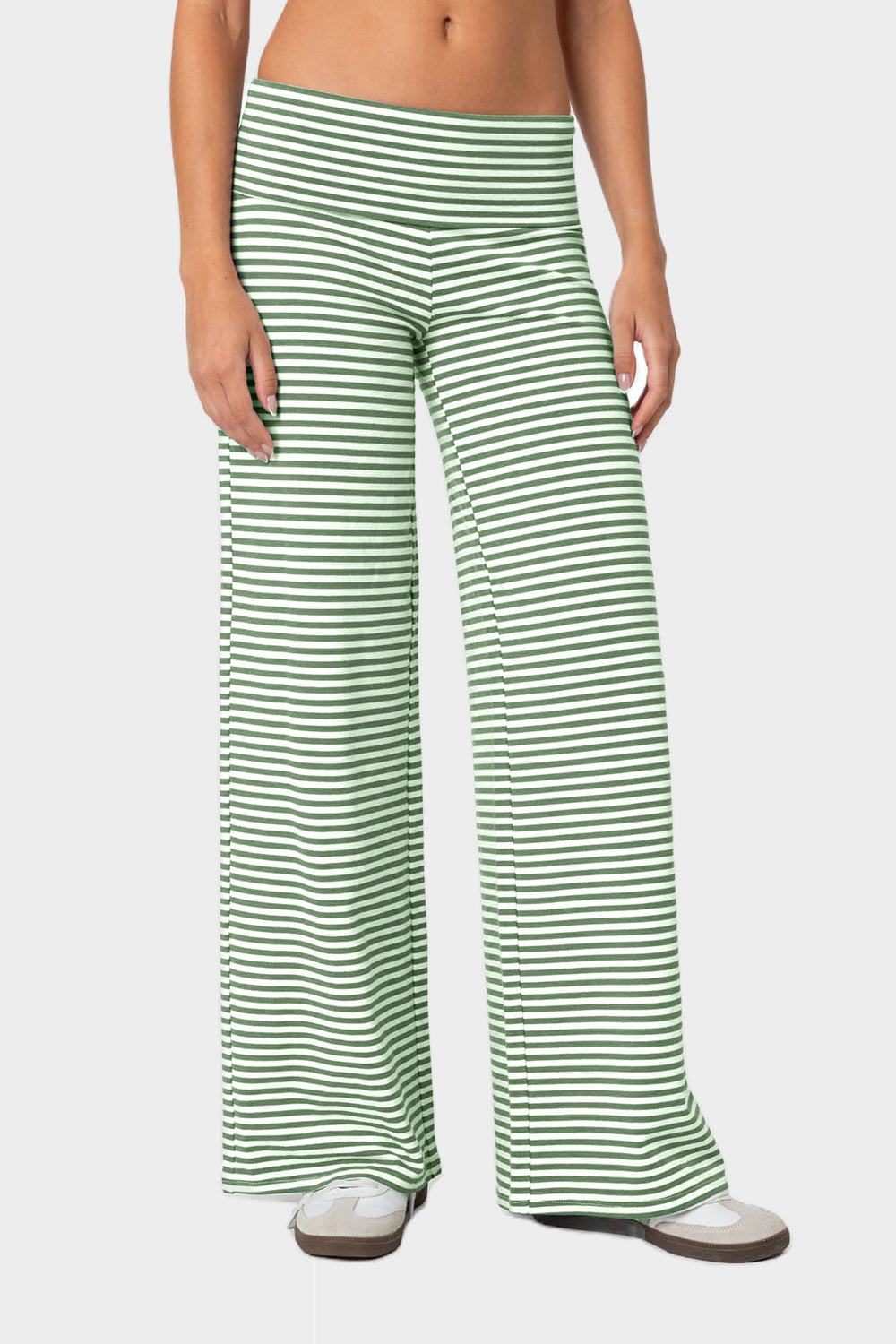 Striped Wide Leg Pants