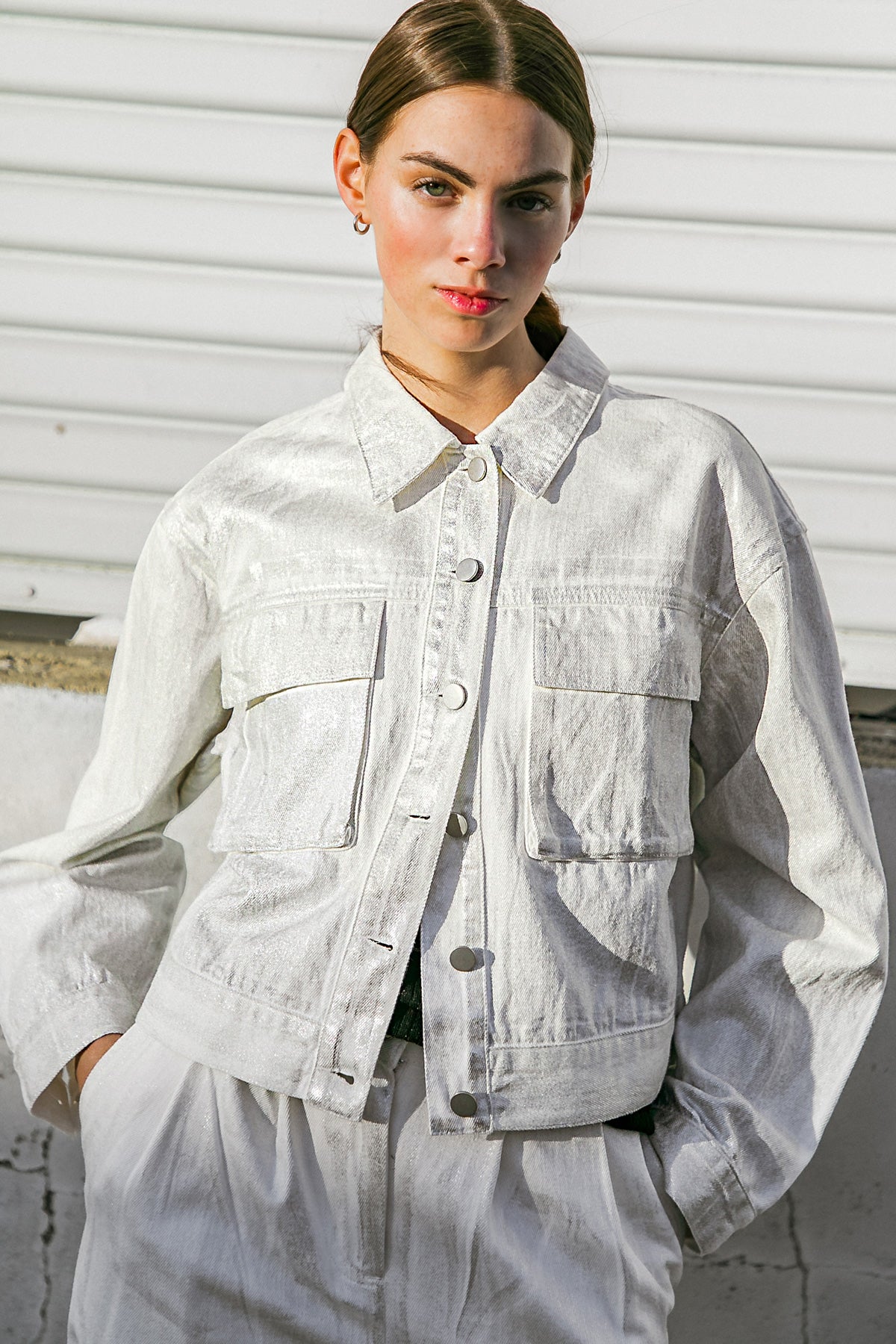 CHAQUETA DE SARGA VAQUERA STAPLE MOMENT