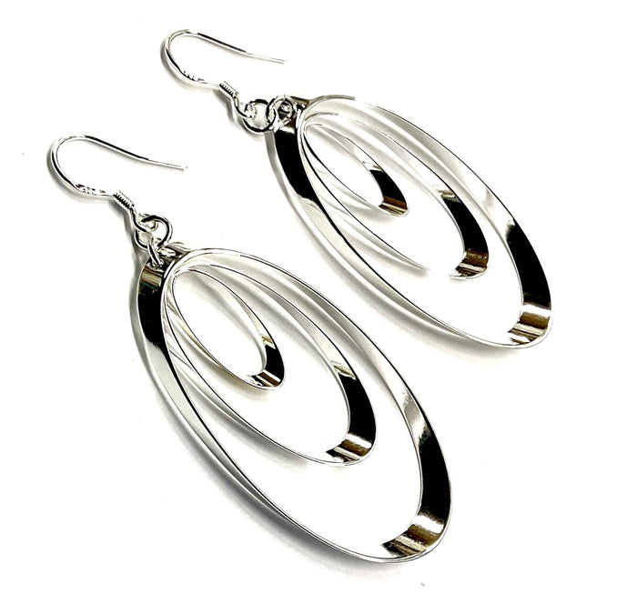 3 Hoop Dangle Earrings