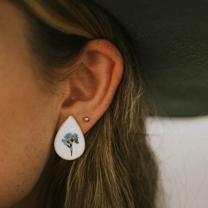 Large Teardrop Studs