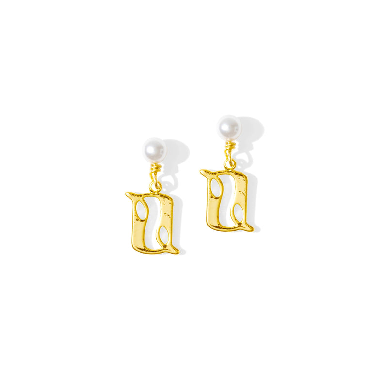 Beginning 2 Logo Earrings