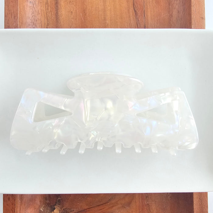 Spiffy & Splendid Beverly Hair Claw in Opalite with a sleek, modern design for secure hair styling and accessories.