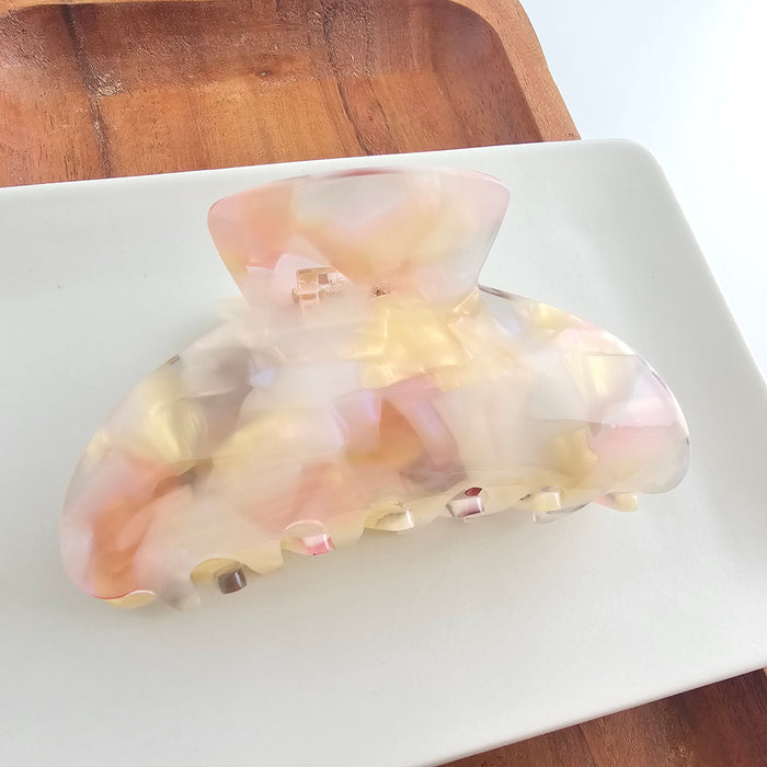 Spiffy & Splendid Candace Hair Claw in Spring Spritz color, stylish hair accessory with a sleek design and smooth finish.