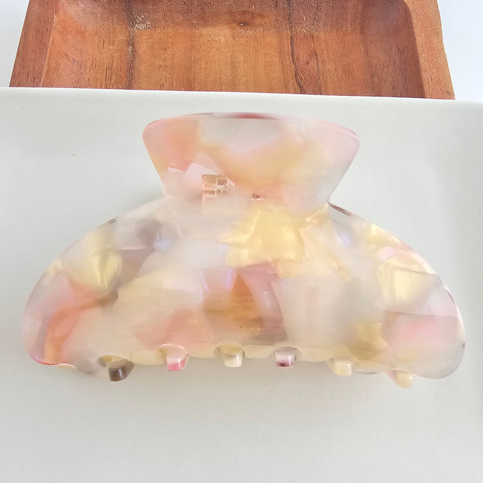 Spiffy & Splendid Candace Hair Claw in Spring Spritz color, a stylish hair accessory with a sleek claw design for secure hairstyle.