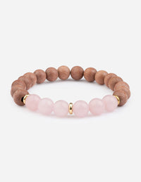 Rose Quartz Bracelet - The GlamBox Jewels Boutique