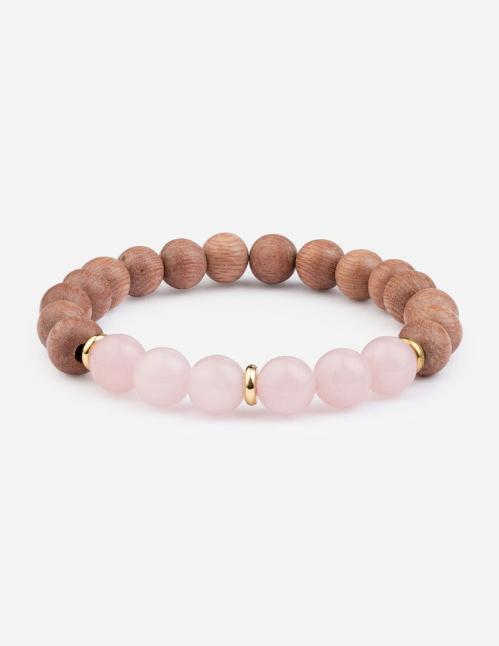 Rose Quartz Bracelet - The GlamBox Jewels Boutique