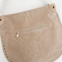 Rosalie Rivet Suede Hobo Bag