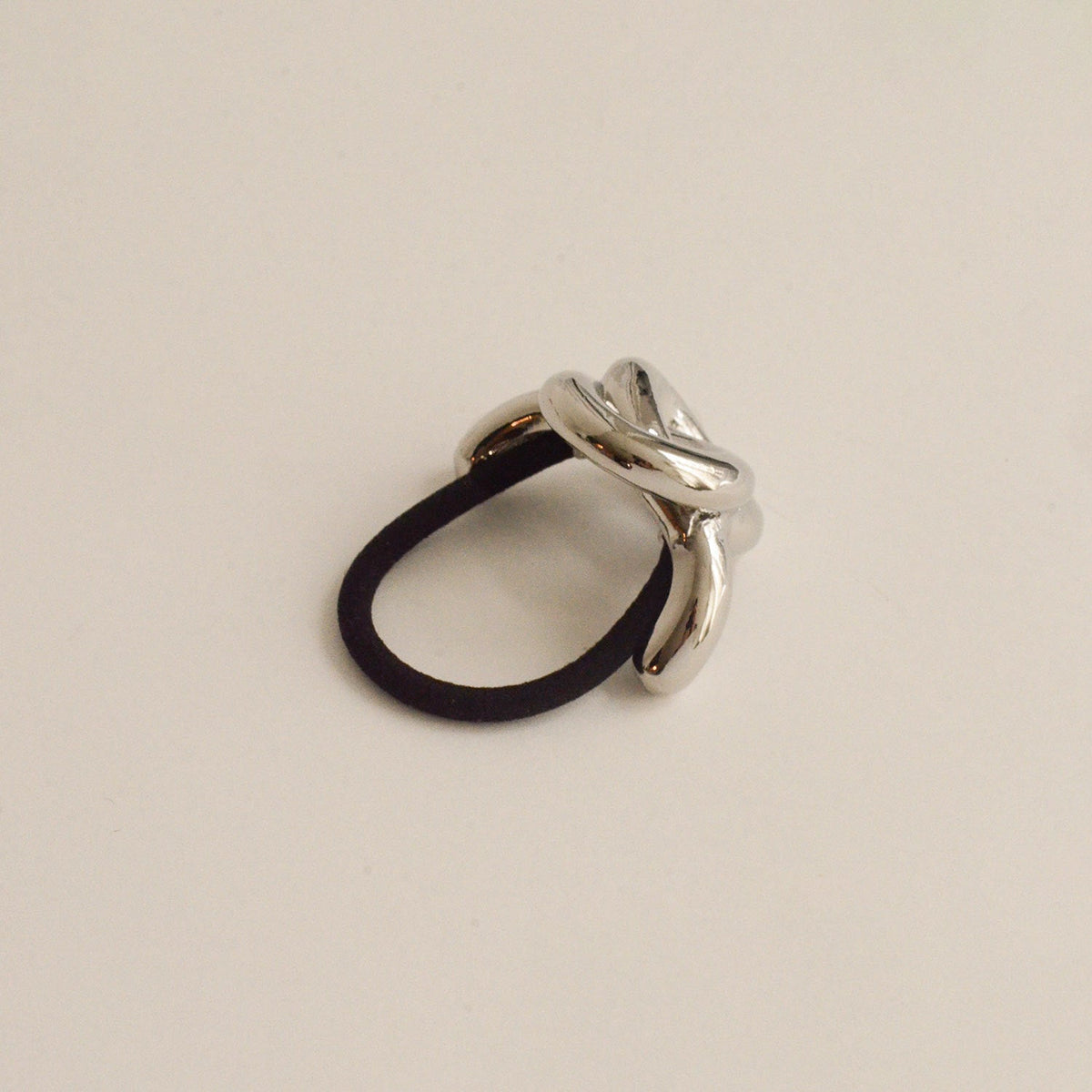 Eternal Loop Ponytail Hair Tie | Silver