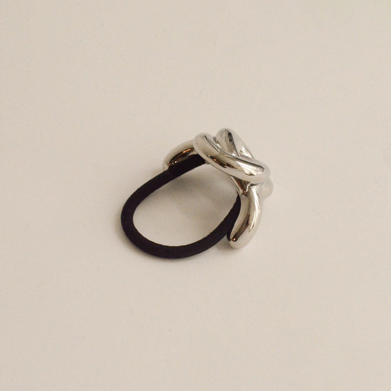 Eternal Loop Ponytail Hair Tie | Silver