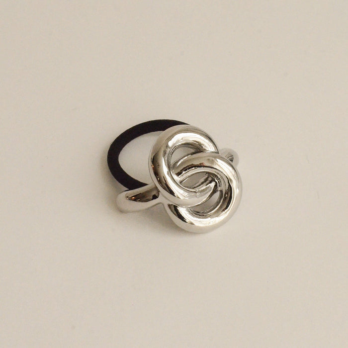 Eternal Loop Ponytail Hair Tie | Silver