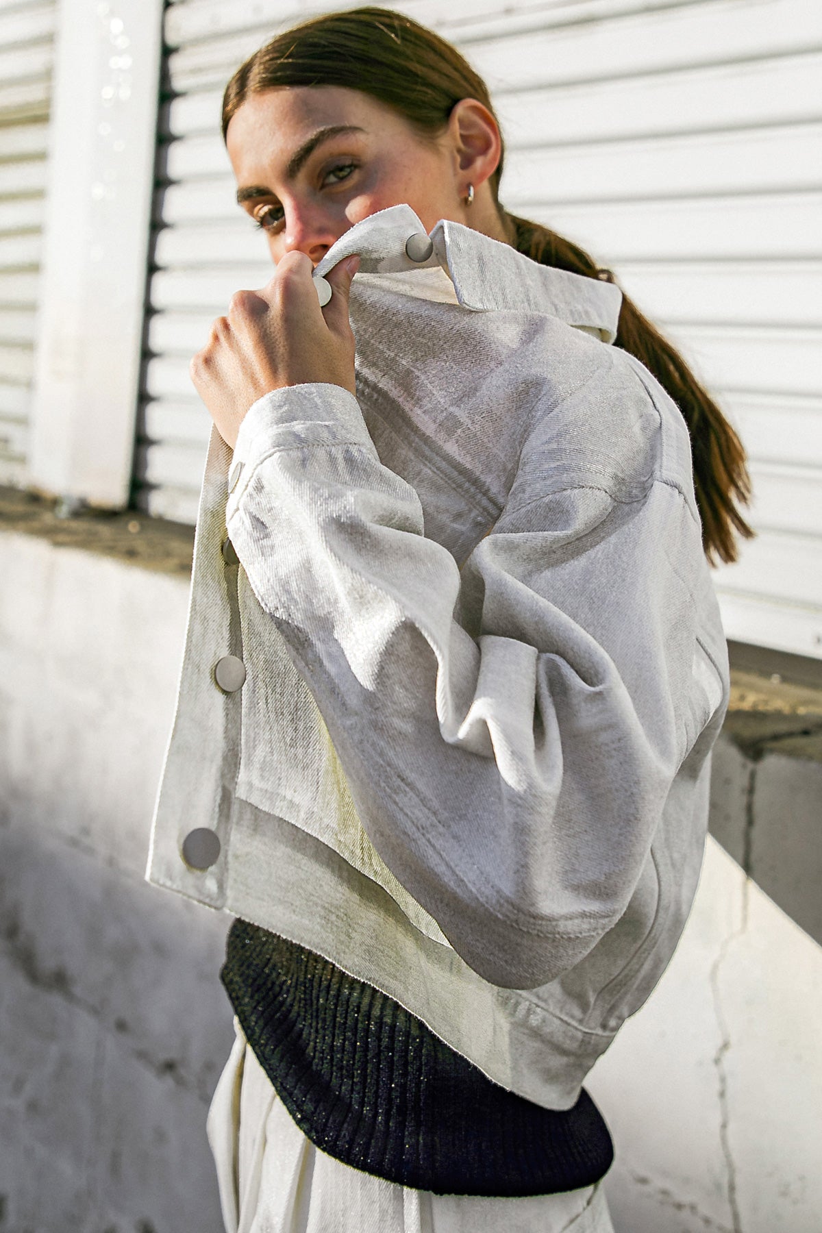 CHAQUETA DE SARGA VAQUERA STAPLE MOMENT