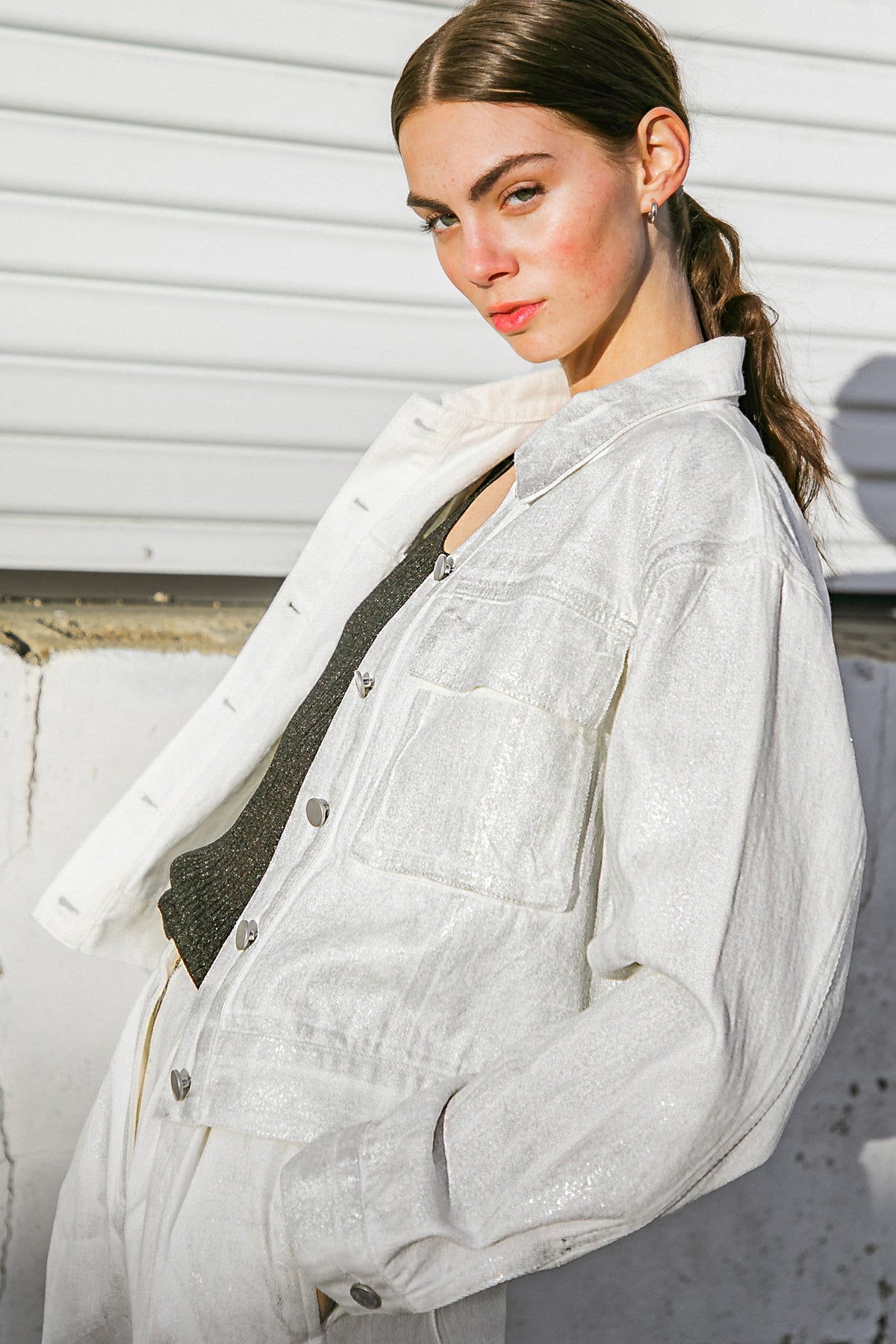 CHAQUETA DE SARGA VAQUERA STAPLE MOMENT