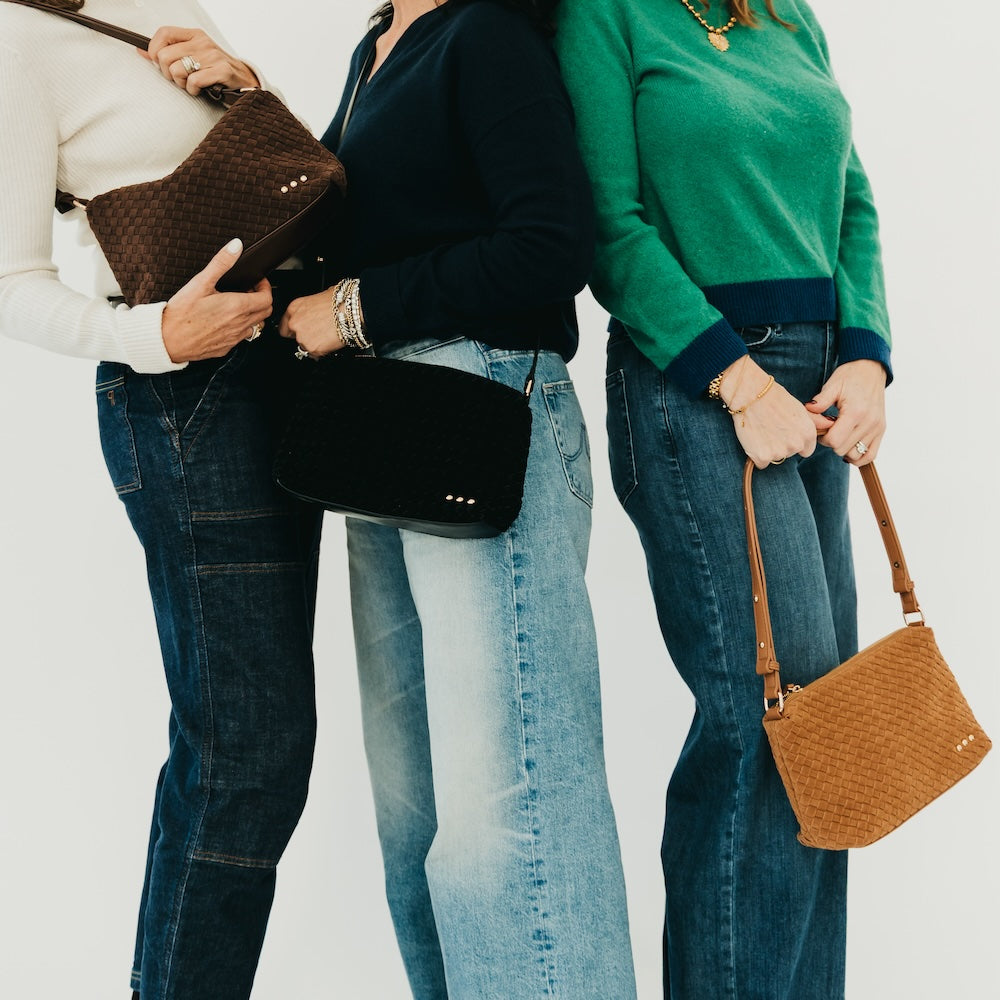 Suede Harper Hobo Shoulder Bag