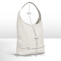 Calf Leather Hobo Bag