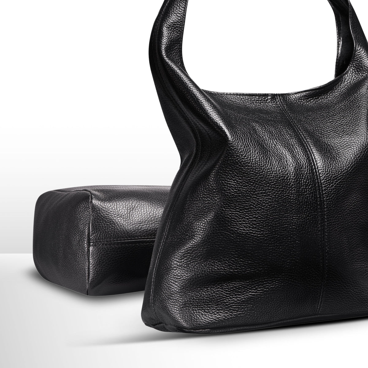 Calf Leather Hobo Bag