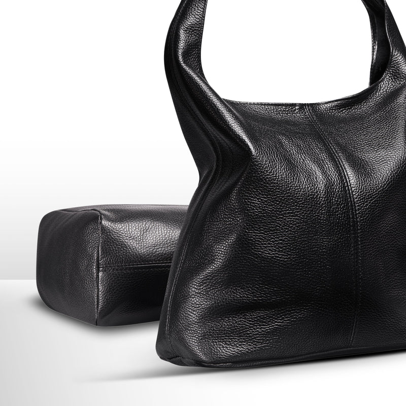 Calf Leather Hobo Bag