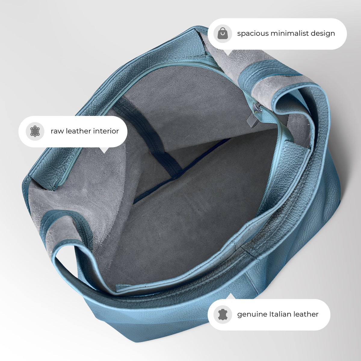 Calf Leather Hobo Bag