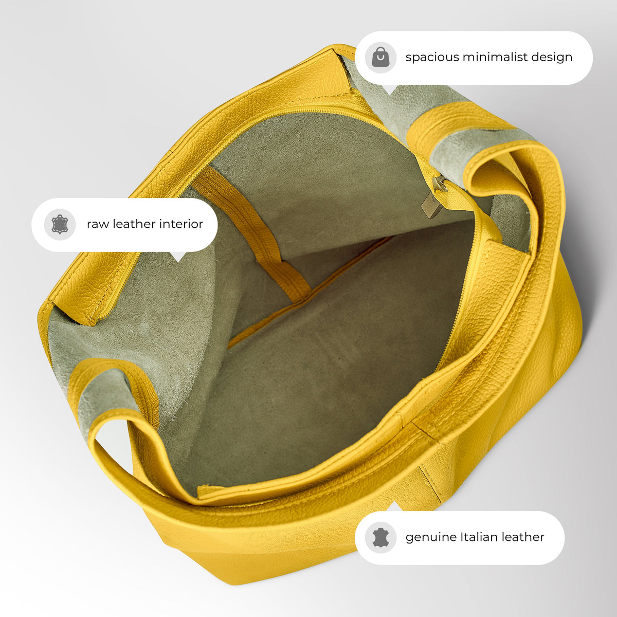 Calf Leather Hobo Bag