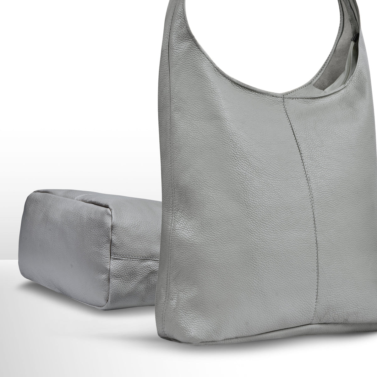 Calf Leather Hobo Bag