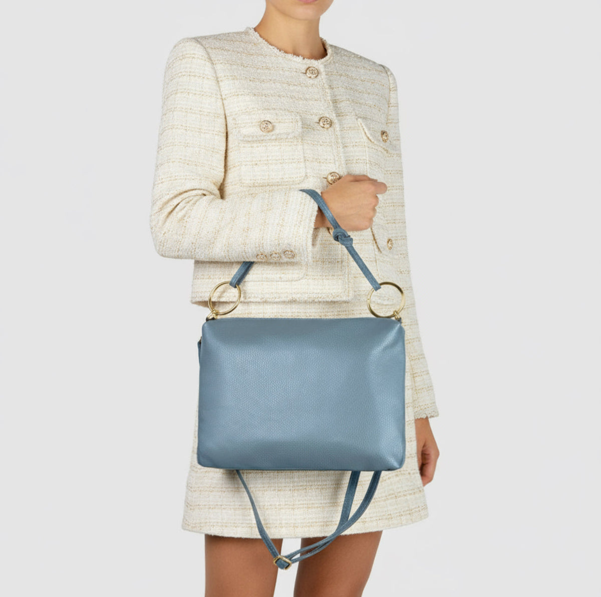 Calf Leather Shoulder Bag