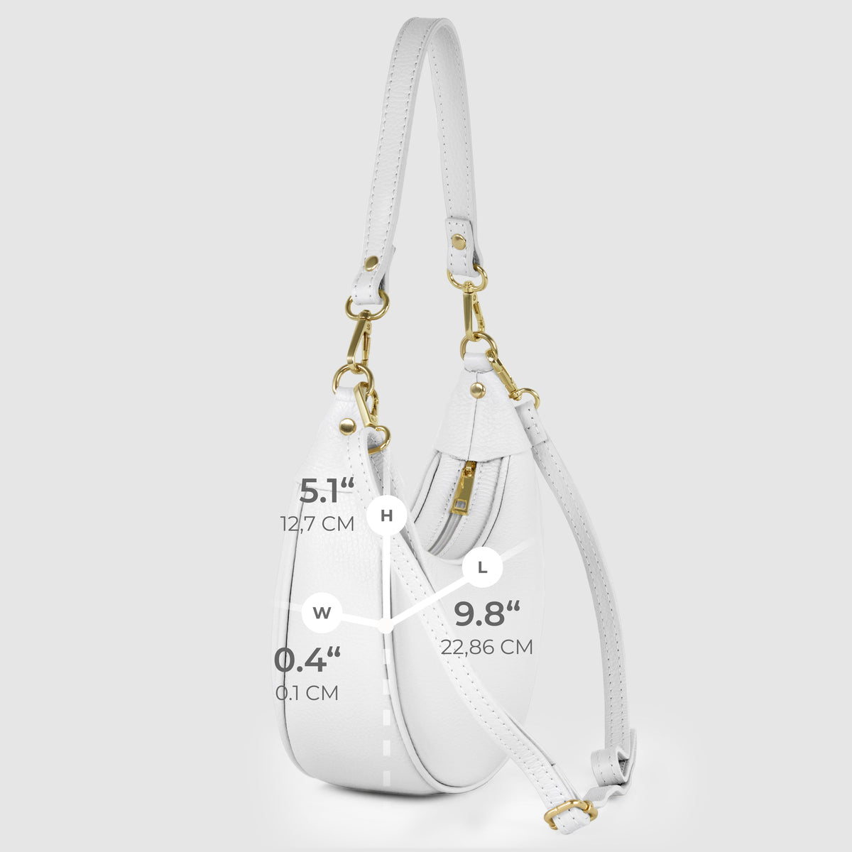 Calf Leather Shoulder Bag