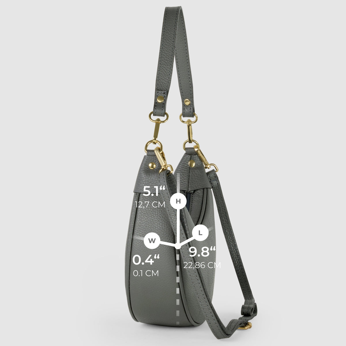 Calf Leather Shoulder Bag