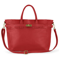Calf Leather Top-Handle Bag