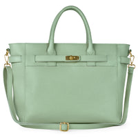 Calf Leather Top-Handle Bag