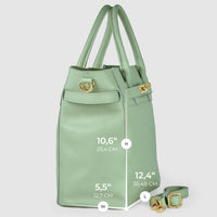 Calf Leather Top-Handle Bag