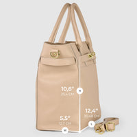 Calf Leather Top-Handle Bag