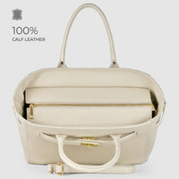 Calf Leather Top-Handle Bag