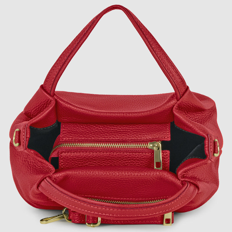 Calf Leather Top-Handle Bag