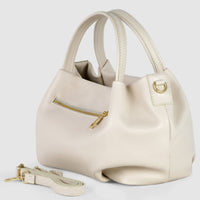 Calf Leather Top-Handle Bag