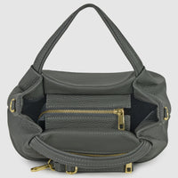 Calf Leather Top-Handle Bag