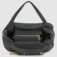Calf Leather Top-Handle Bag
