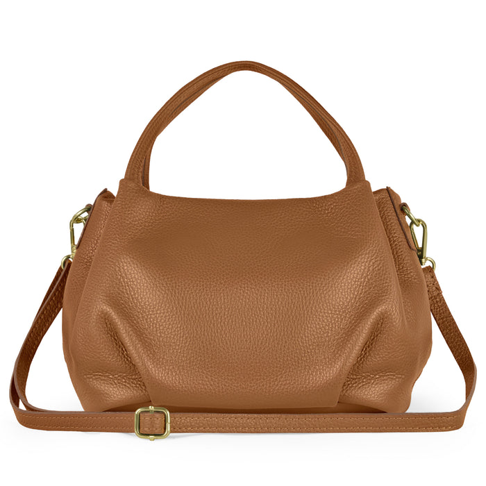 Calf Leather Top-Handle Bag
