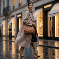 Calf Leather Top-Handle Bag