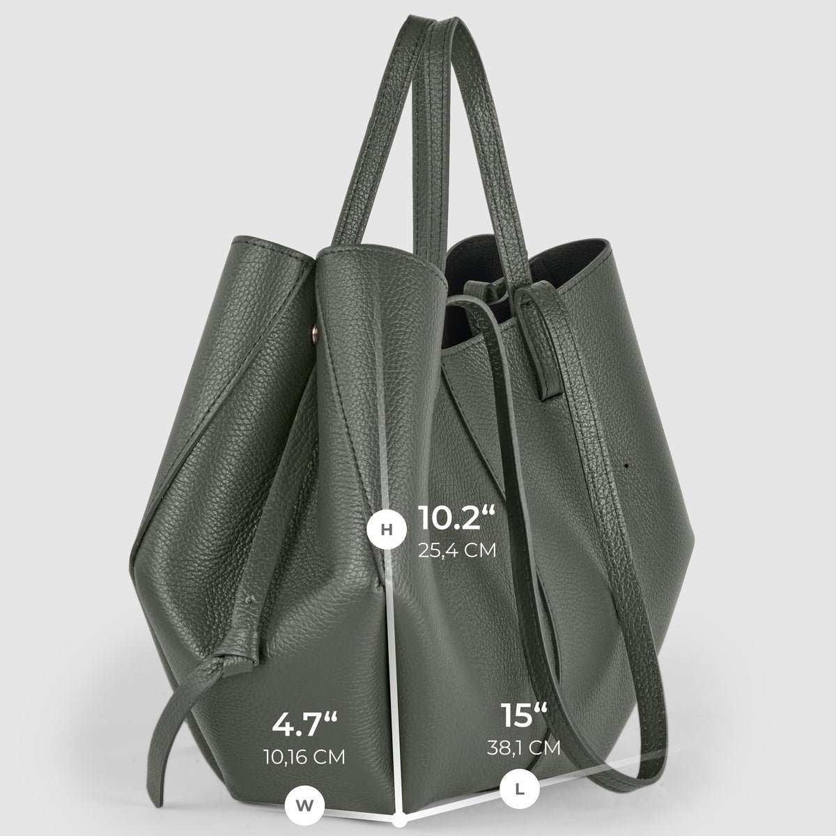 Calf Leather Tote Bag