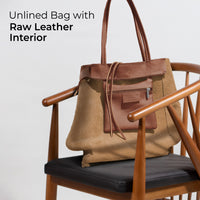 Calf Leather Tote Bag