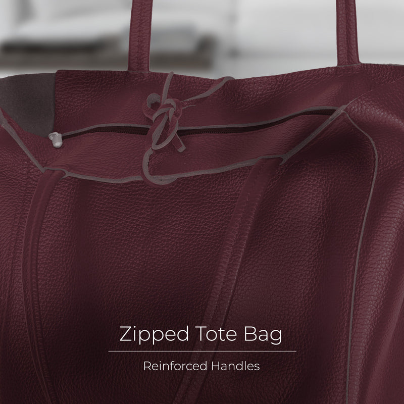 Calf Leather Tote Bag