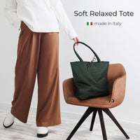 Calf Leather Tote Bag