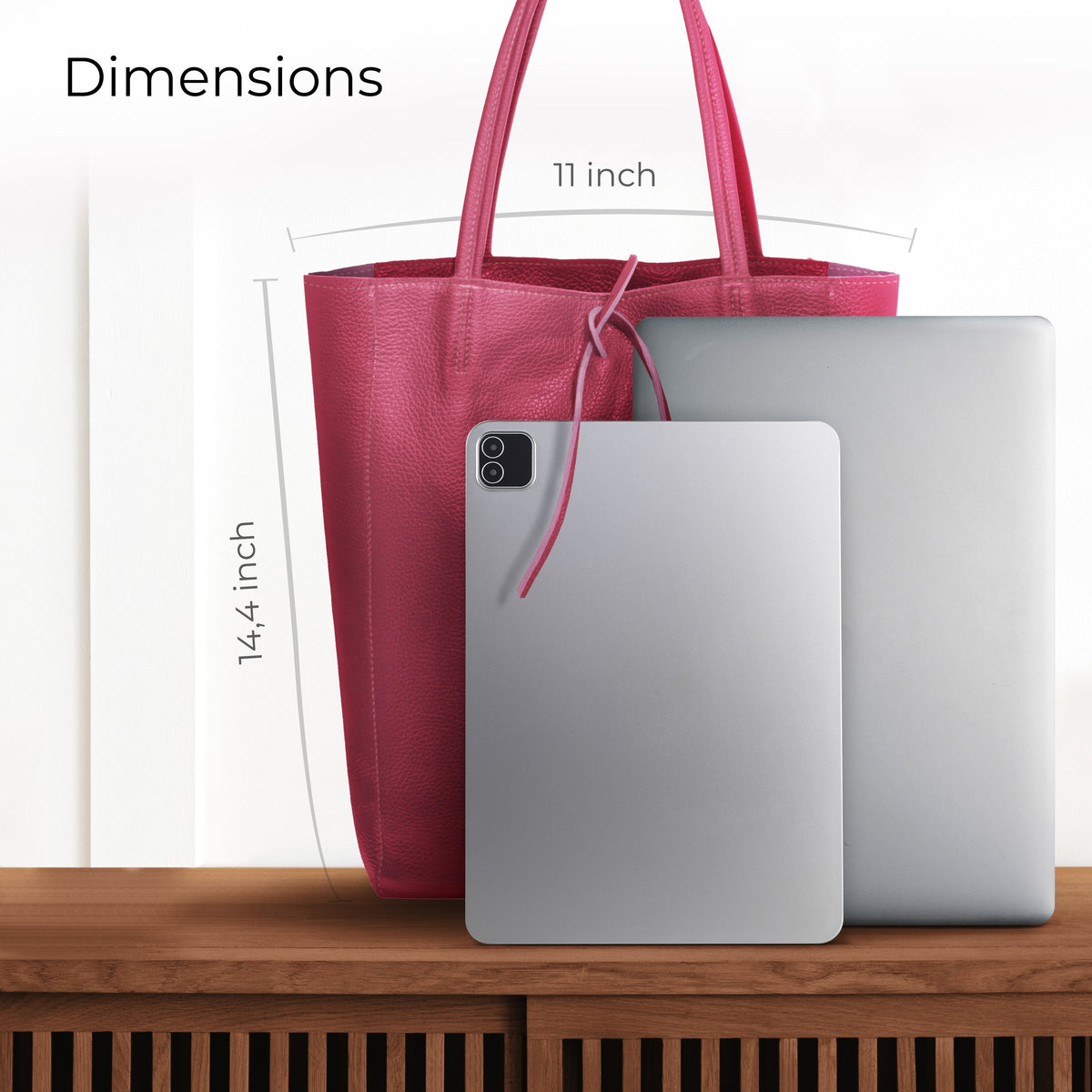 Calf Leather Tote Bag