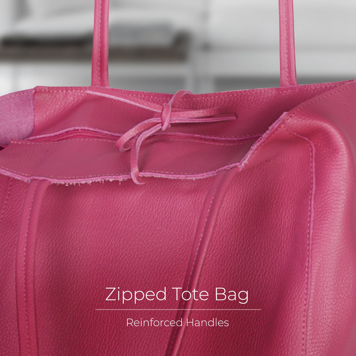 Calf Leather Tote Bag