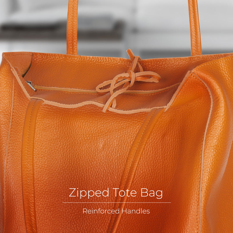 Calf Leather Tote Bag